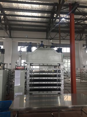 Presses à mousse en caoutchouc EVA vulcanisant avec une force de compression de 1350 T